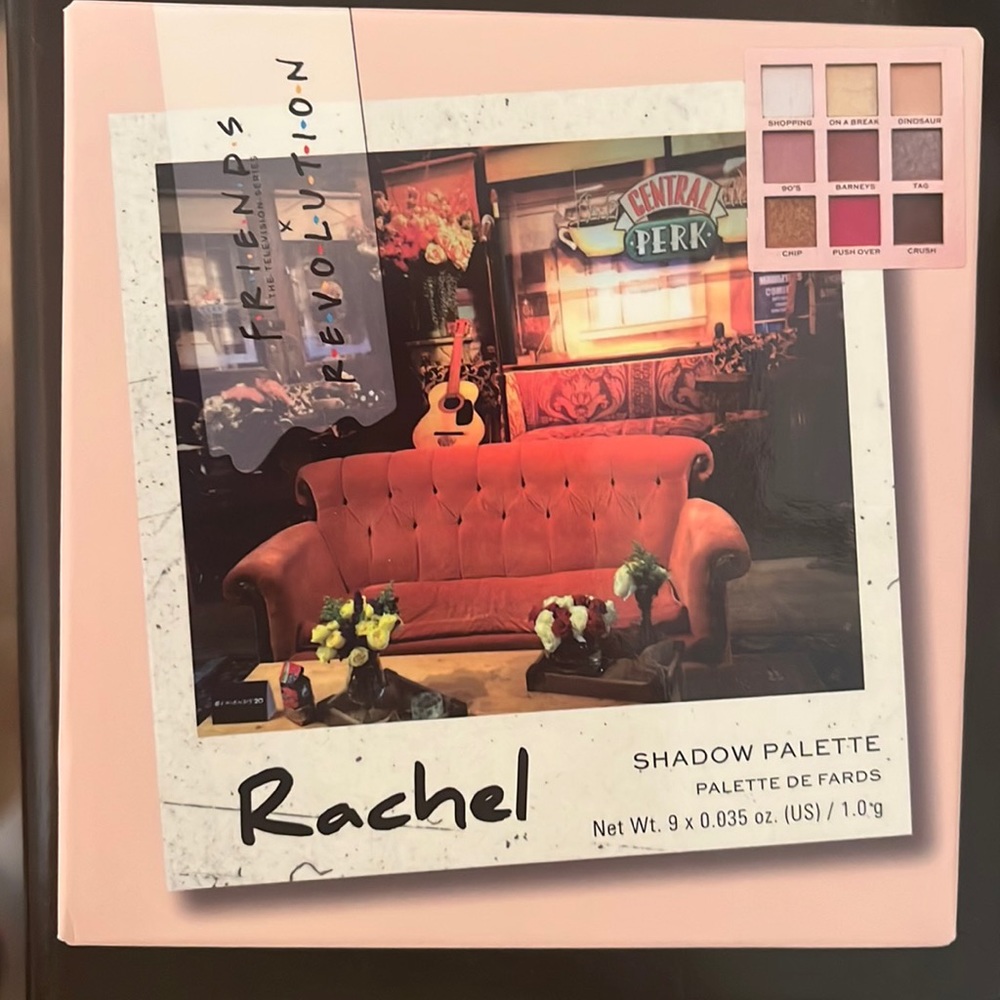New Revolution make up x Friends Rachel palette